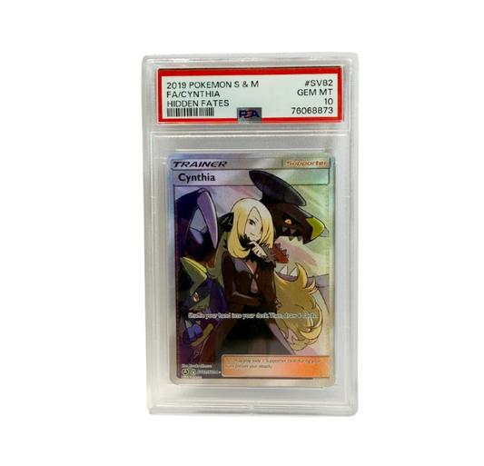Pokemon TCG Cynthia SV82/SV94 Trainer Hidden Fates Shiny Vault PSA 10 Full Art