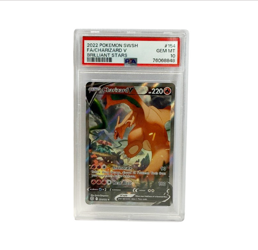 Pokemon TCG Brilliant Stars Charizard V Alt Art 154/172 PSA 10 Gem Mint