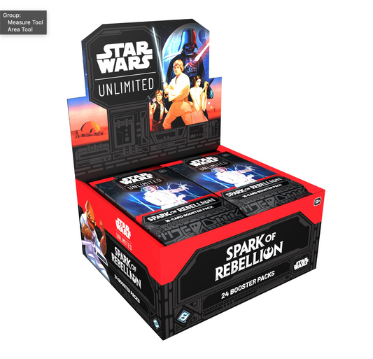 Star Wars: Unlimited TCG Spark of Rebellion BOOSTER DISPLAY